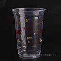 Large Smoothie Cups with Domed Lids Clear Plastic Party Milkshake Juice